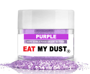 Mary Carter Decorating Center Food Items :: Eat My Dust Brand® - Glitters :: Eat My Dust Brand® - Edible Glitter :: My Dust Brand® - Purple